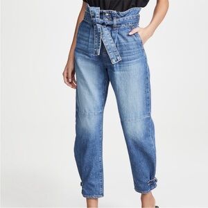 Veronica Beard Addie Paperbag High Rise Jeans Size 24
